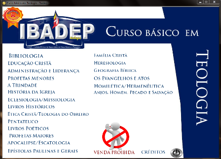 Curso básico em Teologia em Cd  - Ibadep  30dc8rk