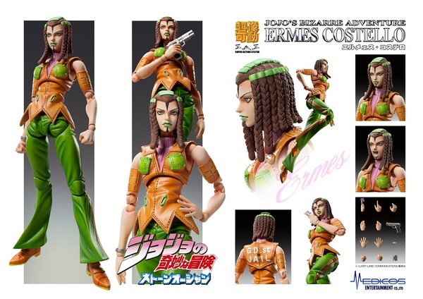 Super Action Figure Hermes Costello -Jojo no Kimyou na Bouken, Stone Ocean- (Medicos Entertainment) -Reservas abiertas- Au79kp