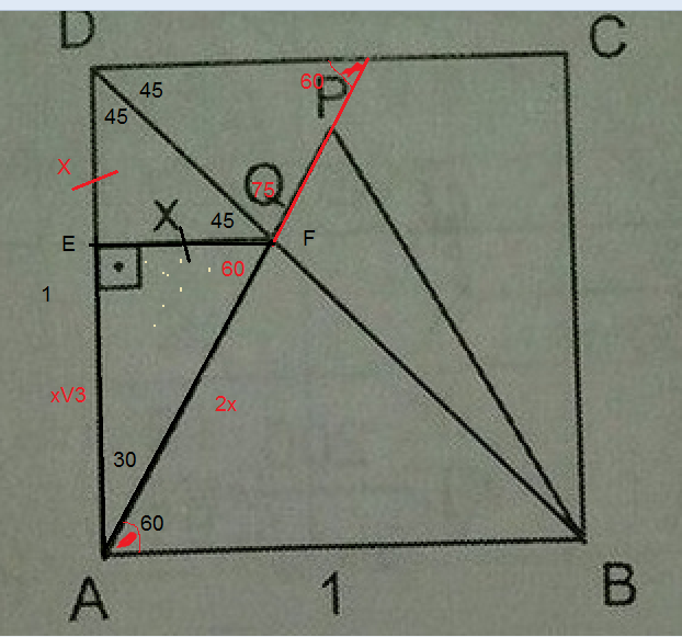 Geometria plana - quadrado e triângulos I3c35v