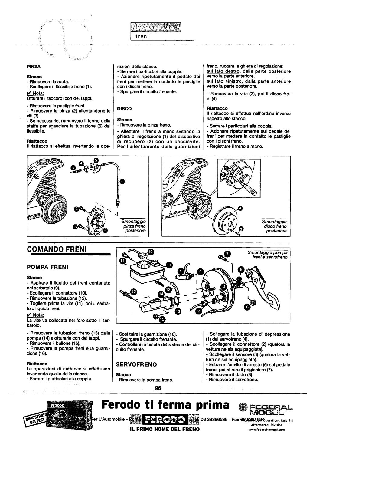 w168 - (W168): Manual técnico - tudo sobre - 1997 a 2004 - italiano 29oshm9