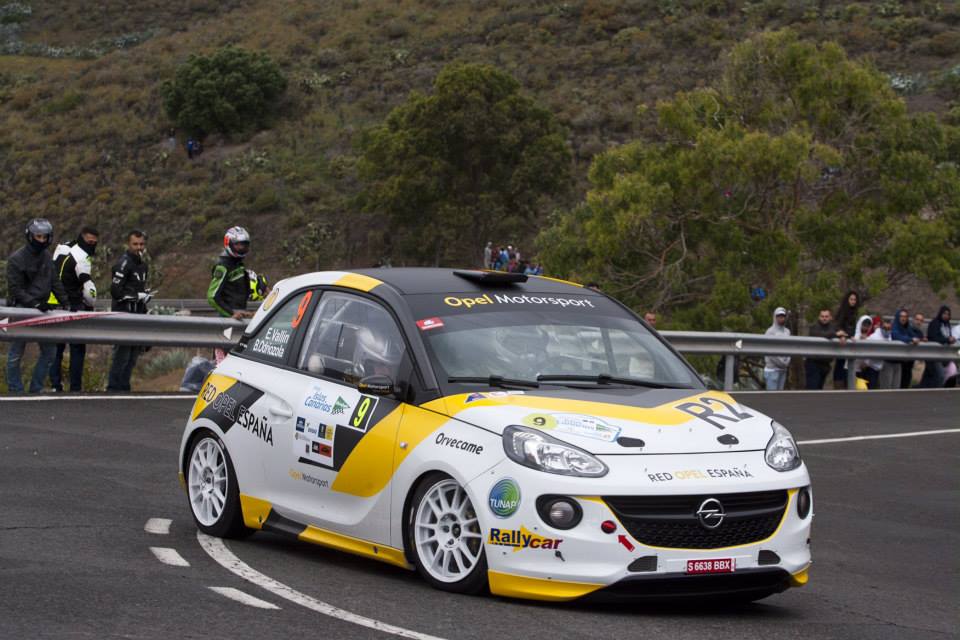  Red Opel Motorsport España: Esteban Vallin Opel Adam r2  2ds2mu