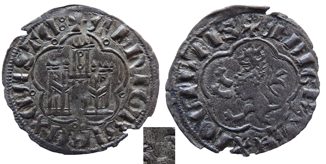 Dinero de Alfonso XI de Sevilla [Sitio de Algeciras] 2ns59o5