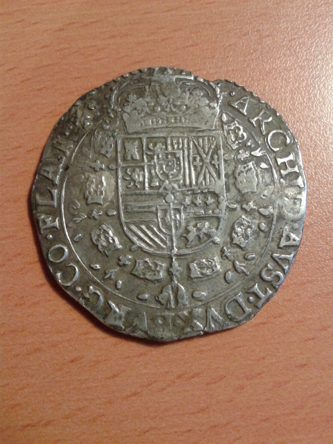 1 Patagón 1633. Felipe IV. Brujas. Dedicado al Marqués y a Corvera 2vmbxpl