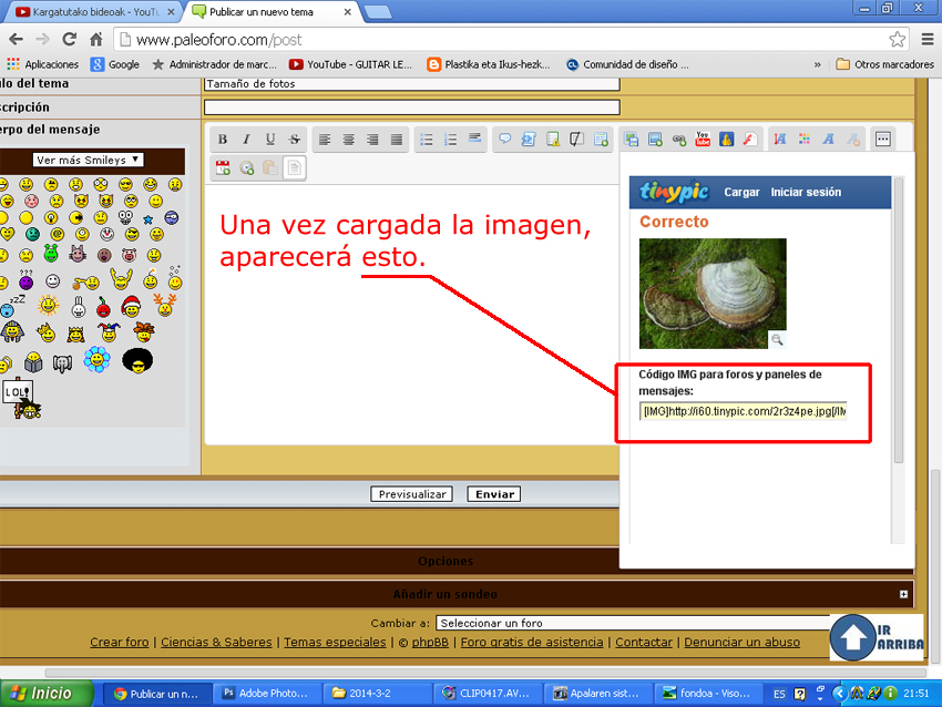 Como subir fotos al foro y como ajustar su tamaño de manera muy fácil. Dwucqo