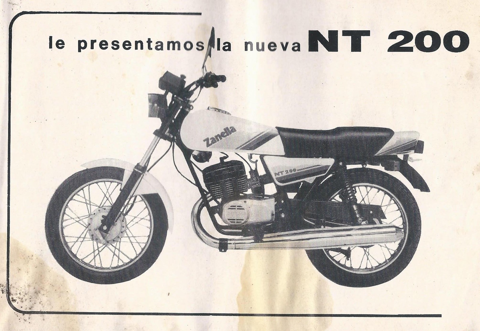 Manual Despiece Circuito Electrico Zanella NT 200