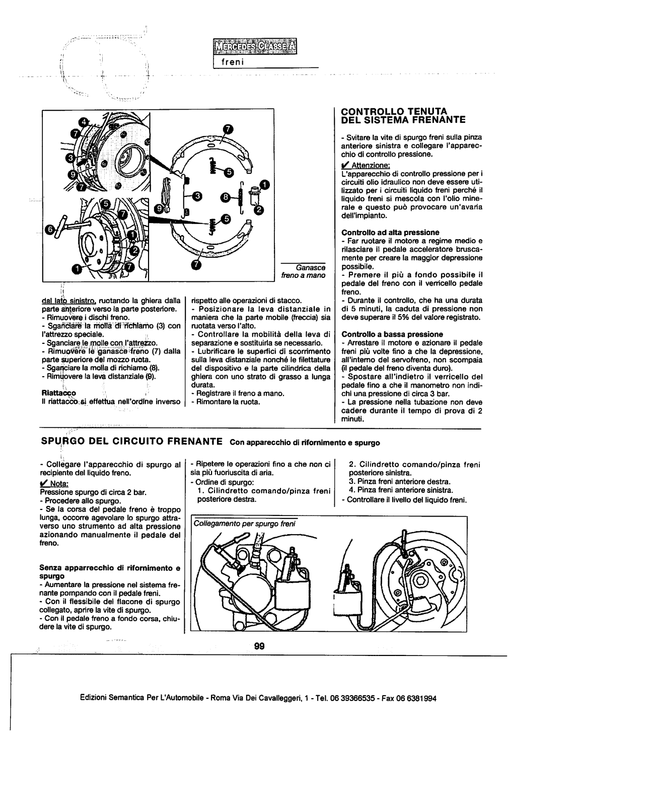 w168 - (W168): Manual técnico - tudo sobre - 1997 a 2004 - italiano 15hkg9s