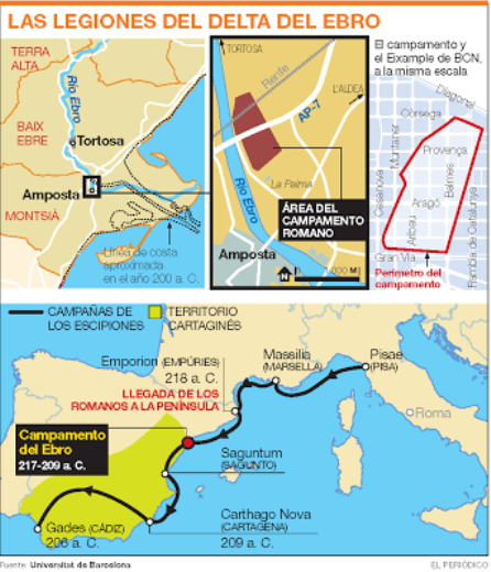 Primer campamento de las legiones romanas en la península 15rz241