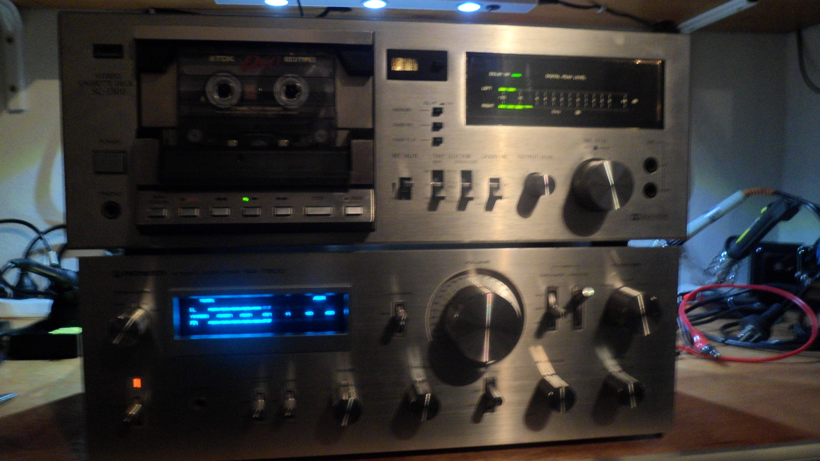 PIONEER SA 7800 Y SANSUI SC 3300 POR DENTRO. 2412geh