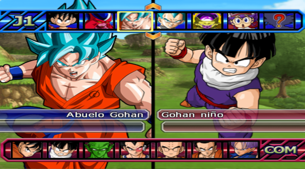 Imágenes Pequeñas de Selección de Goku, Vegeta y Vegetto SSSJGSSJ, y Vegetto FNF Base 24pf9xh