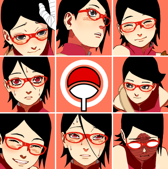 63 - Fan Book - Sarada Uchiha  2805nvl