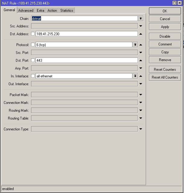 AJUDA URGENTE LIBERAR PORTA DO MIKROTIK RB 750  29maupu