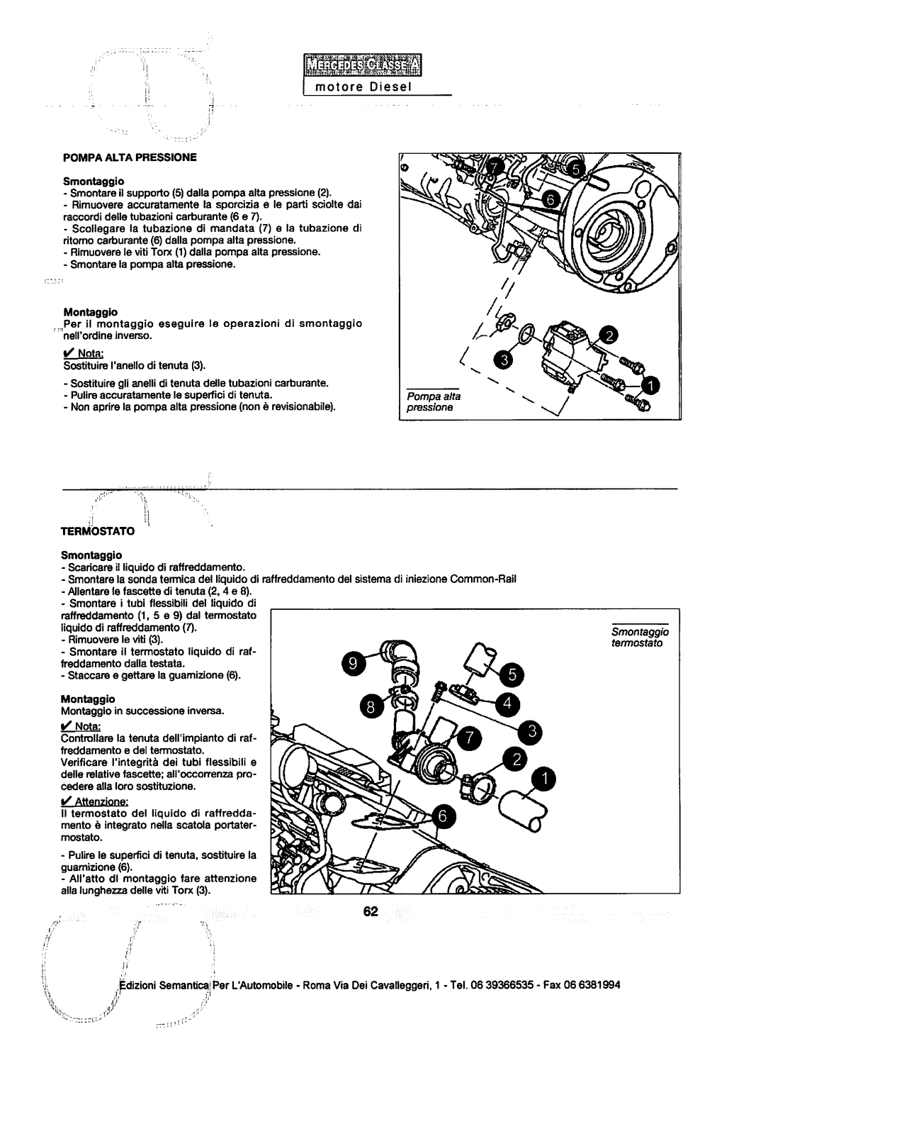 w168 - (W168): Manual técnico - tudo sobre - 1997 a 2004 - italiano 2h588p3