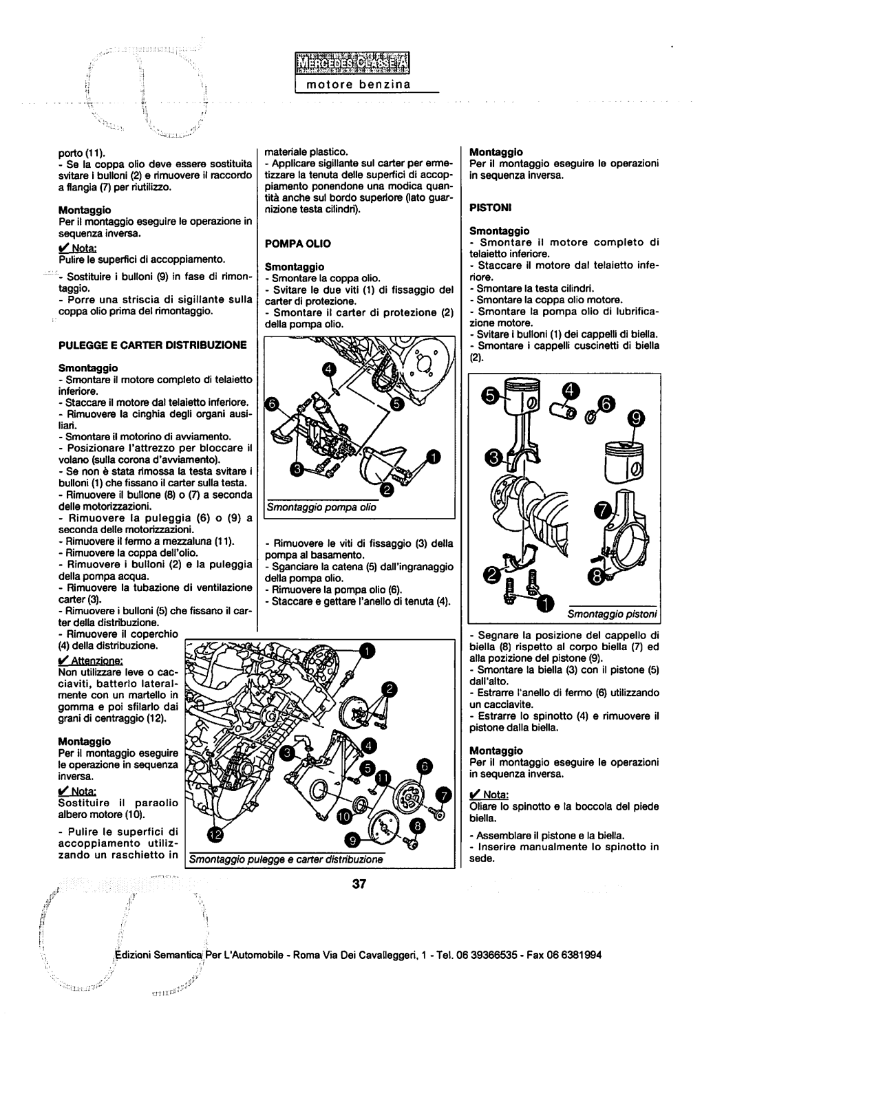 w168 - (W168): Manual técnico - tudo sobre - 1997 a 2004 - italiano 2hhehs8