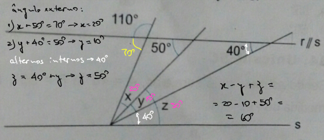  Na figura a seguir, o valor de x – y + z é: 2yp18i0