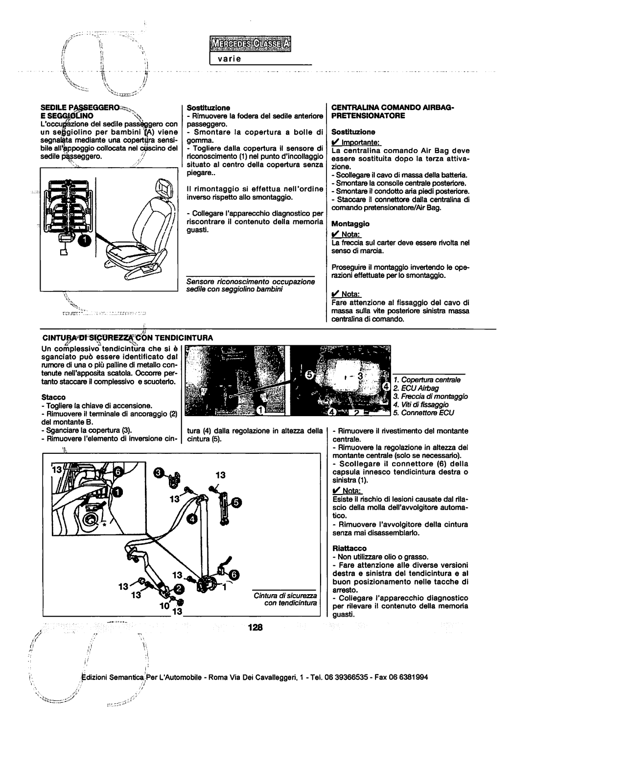 W168 - (W168): Manual técnico - tudo sobre - 1997 a 2004 - italiano 2zhnnyd