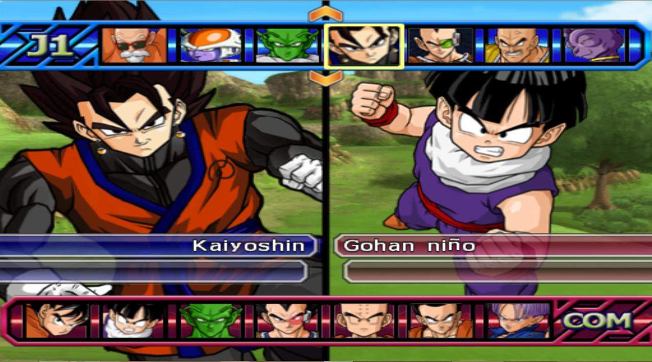 Imágenes Pequeñas de Selección de Goku, Vegeta y Vegetto SSSJGSSJ, y Vegetto FNF Base Ephra9