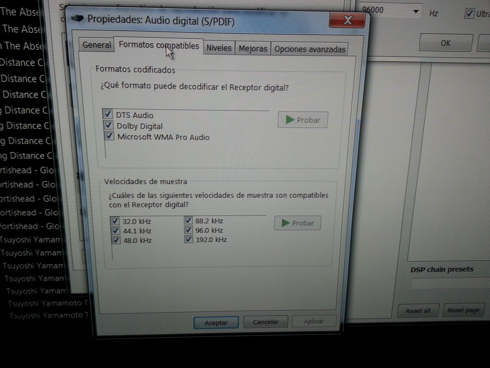 Por que me pasa esto con el dac  Pc y foobar? no lo entiendo.. Vfkrv7