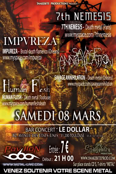 8 Mars 2008 - Human Flesh - Toulouse 80no11u