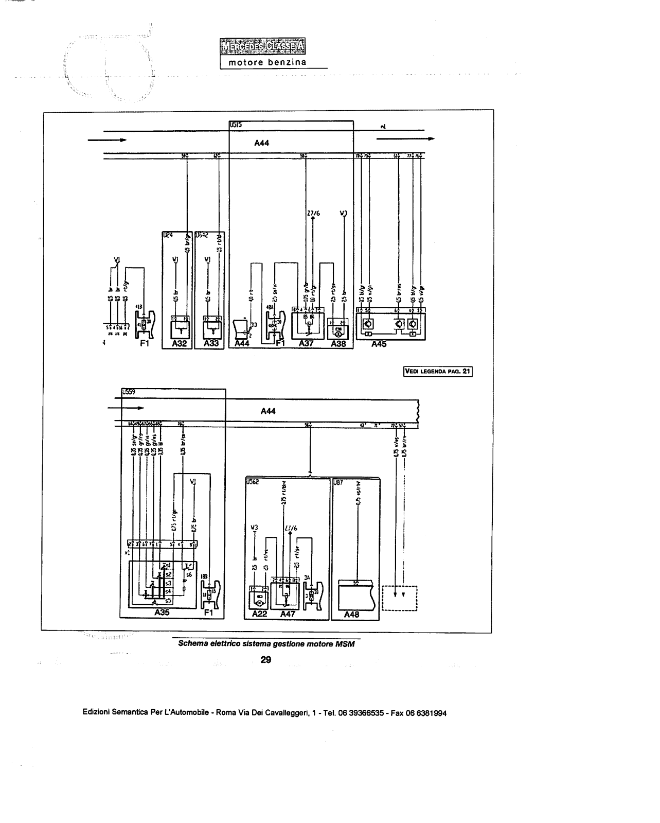 (W168): Manual técnico - tudo sobre - 1997 a 2004 - italiano 110hmyu