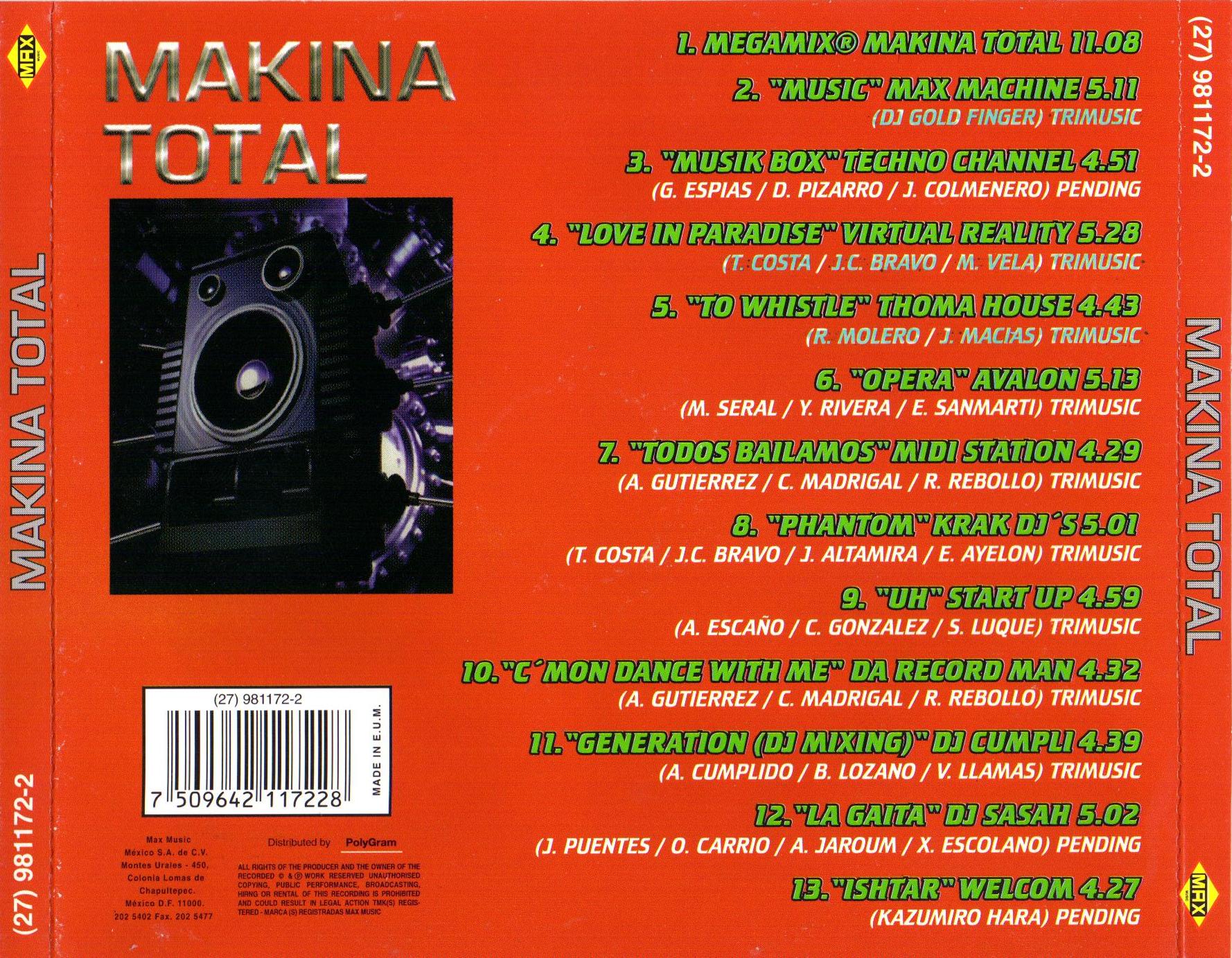 Makina Total Código 100.9 FM a (1998) 192 k 154vihi