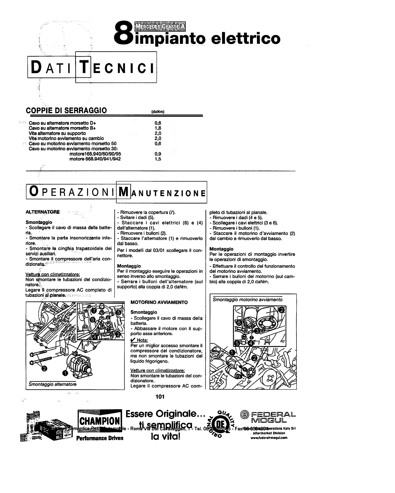 w168 - (W168): Manual técnico - tudo sobre - 1997 a 2004 - italiano 250t5dt