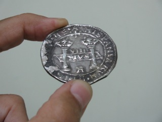 8 REALES DE CARLOS Y JUANA CON CECA DE MEXICO  2iudyft