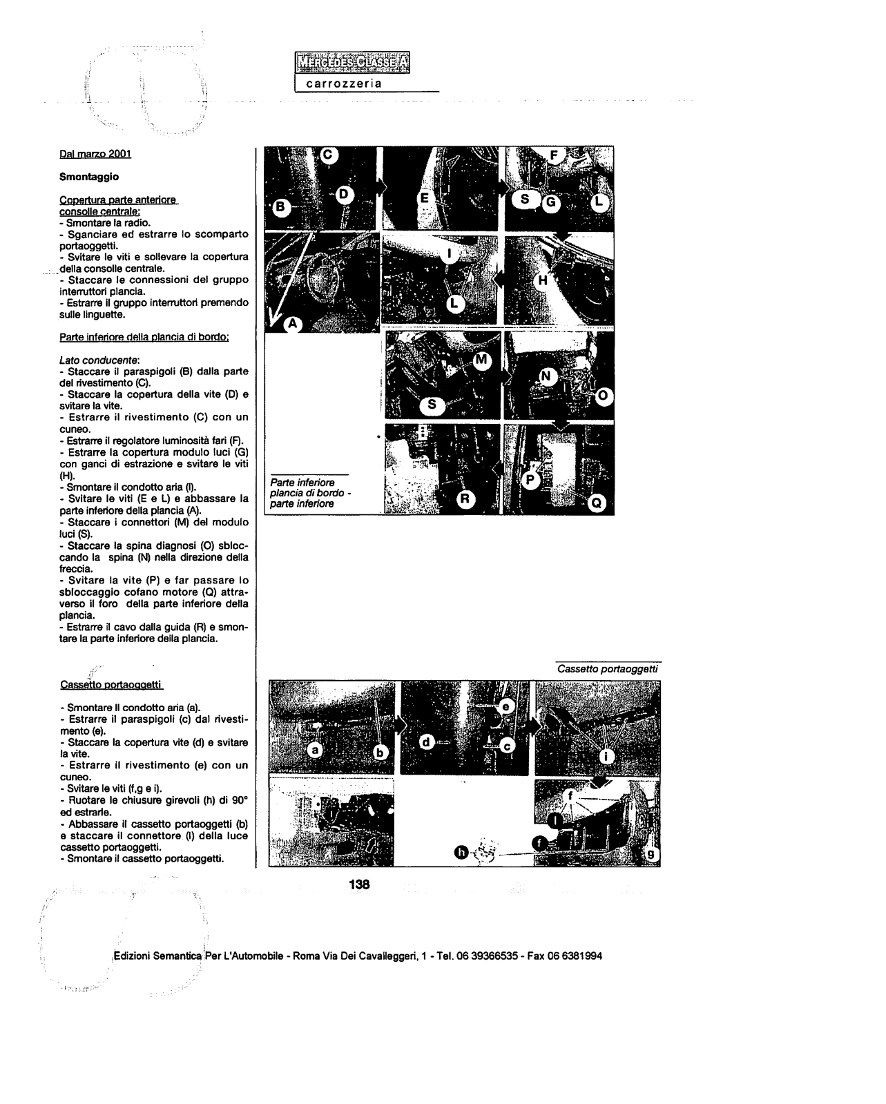w168 - (W168): Manual técnico - tudo sobre - 1997 a 2004 - italiano 2la78d0