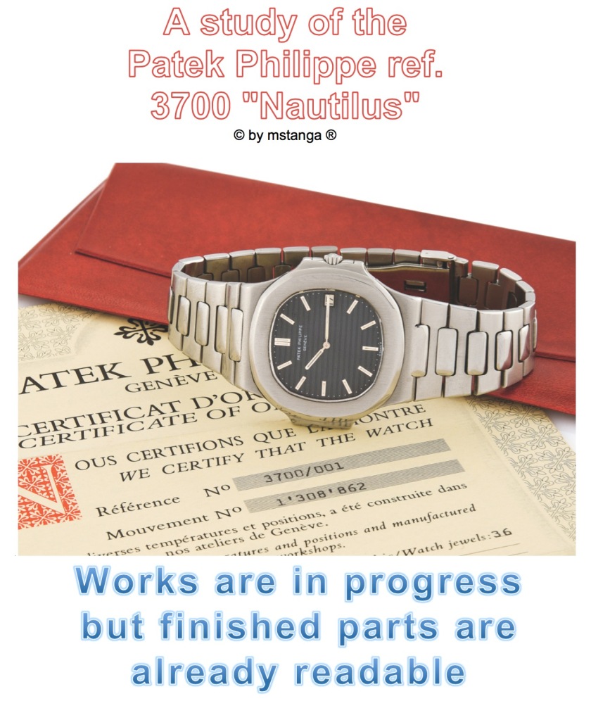 A study of the Patek Philippe ref. 3700 "Nautilus" 2vaccps