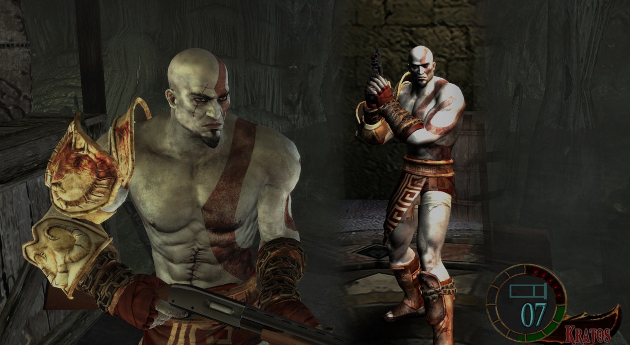 God Of War( Mod Resident Evil 4 Ultimate HD Edition) 33ff2xg