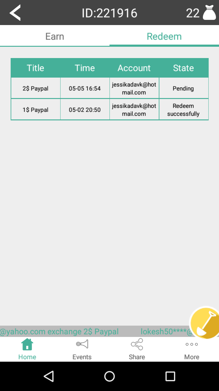 [Provado] Cash Reward - Ganha dinheiro com teu android (16,76 USD desde 02/05) 6sxa9h