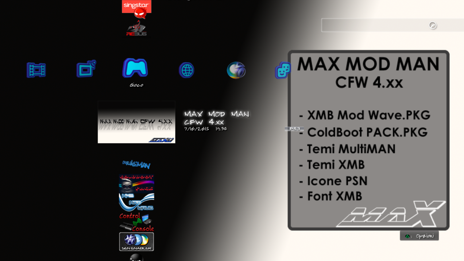 [PS3]MaxModMan v2.5 by Mizio90 Devfxe