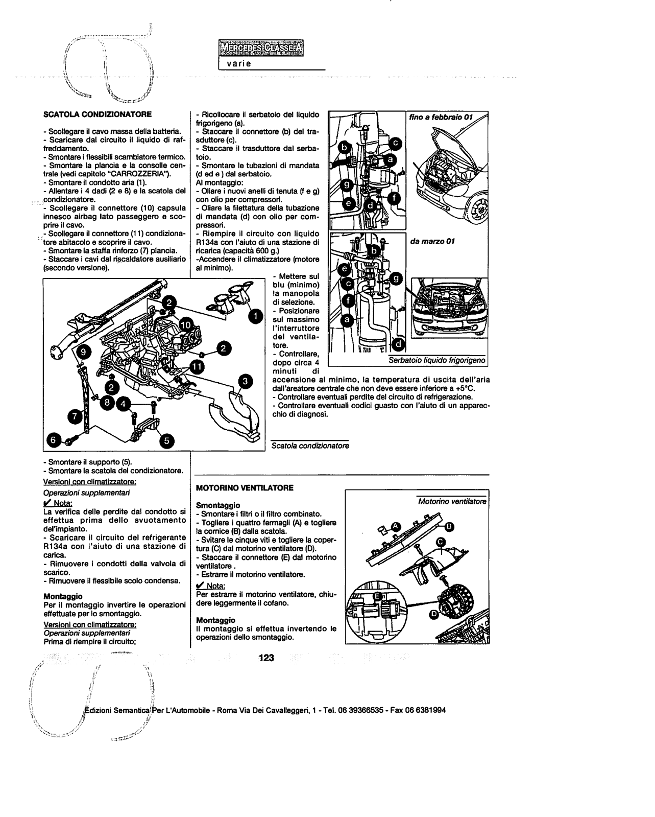 w168 - (W168): Manual técnico - tudo sobre - 1997 a 2004 - italiano Eld15l
