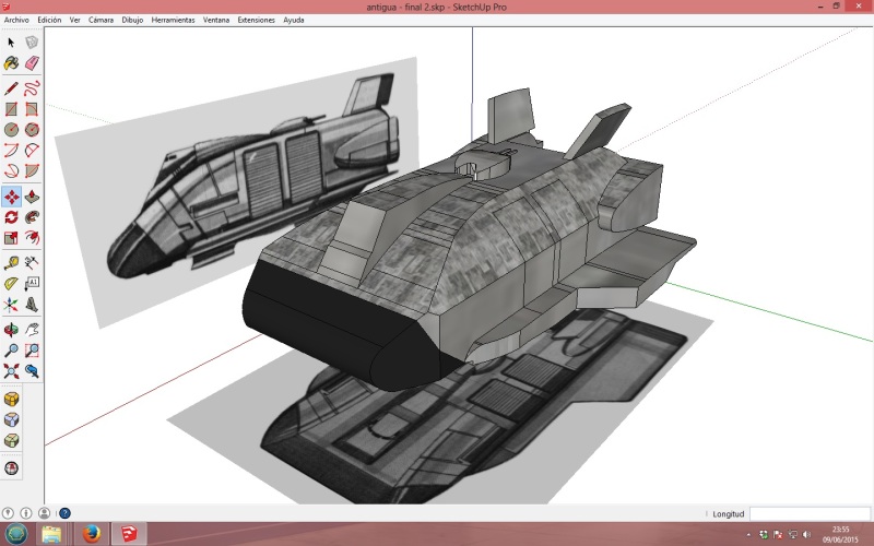 Diseñando Mechs 3D con el SketchUp Imtn9e