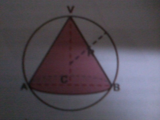 Cone inscrito em esfera. T6fsdj