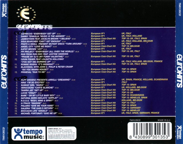 Eurohits - 1999 - Wav - Tempo music - Cd X43ns8