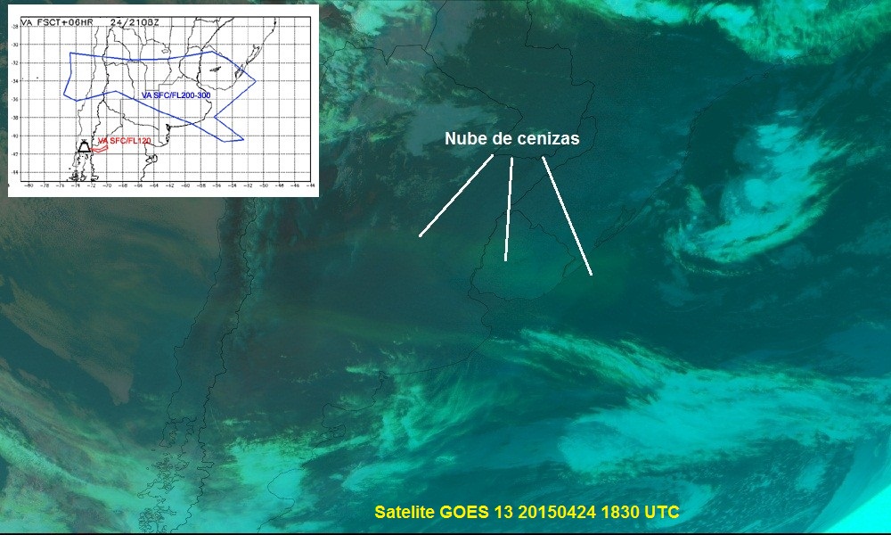 Alerta en Chile por erupcion del volcán Calbuco. Zk0r5k