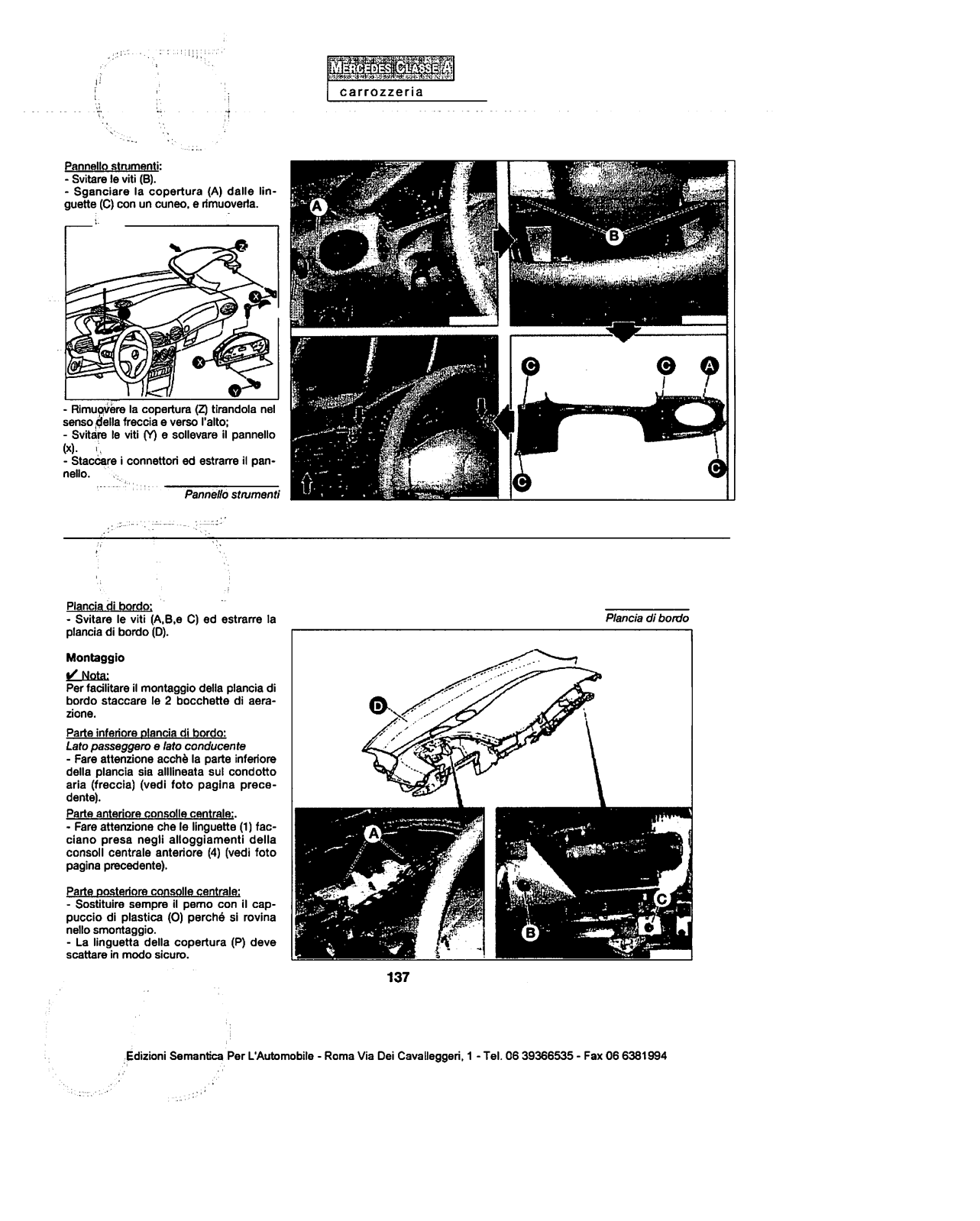w168 - (W168): Manual técnico - tudo sobre - 1997 a 2004 - italiano 152fddv