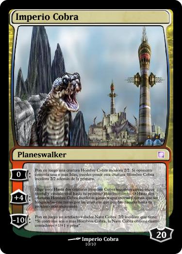 Planeswalkers para "El Imperio Cobra" 207m06h