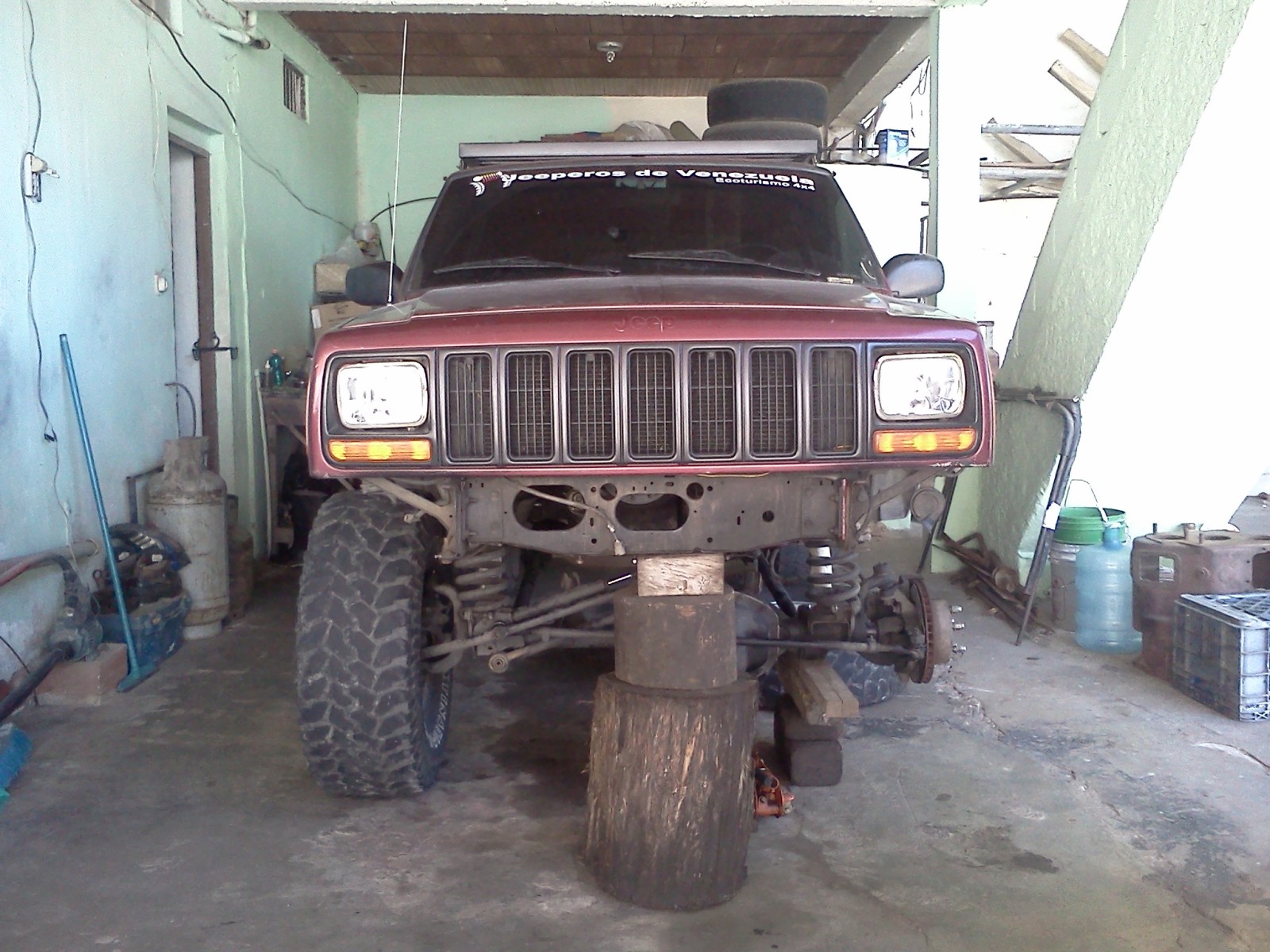 MODIFICACION SUSPENSION A XJ HOME MADE (hecha en casa) 288pd1y