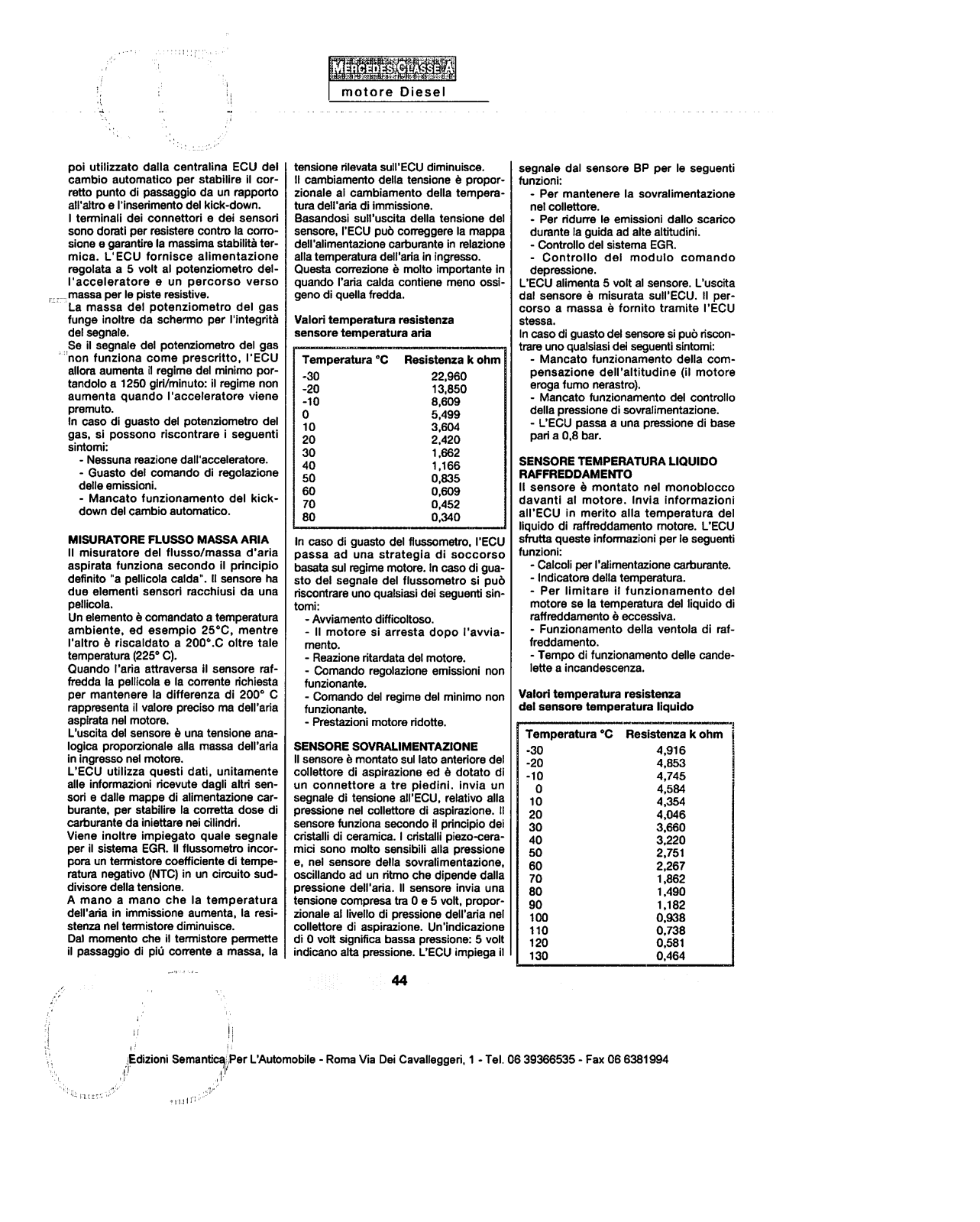 w168 - (W168): Manual técnico - tudo sobre - 1997 a 2004 - italiano 2k0nds