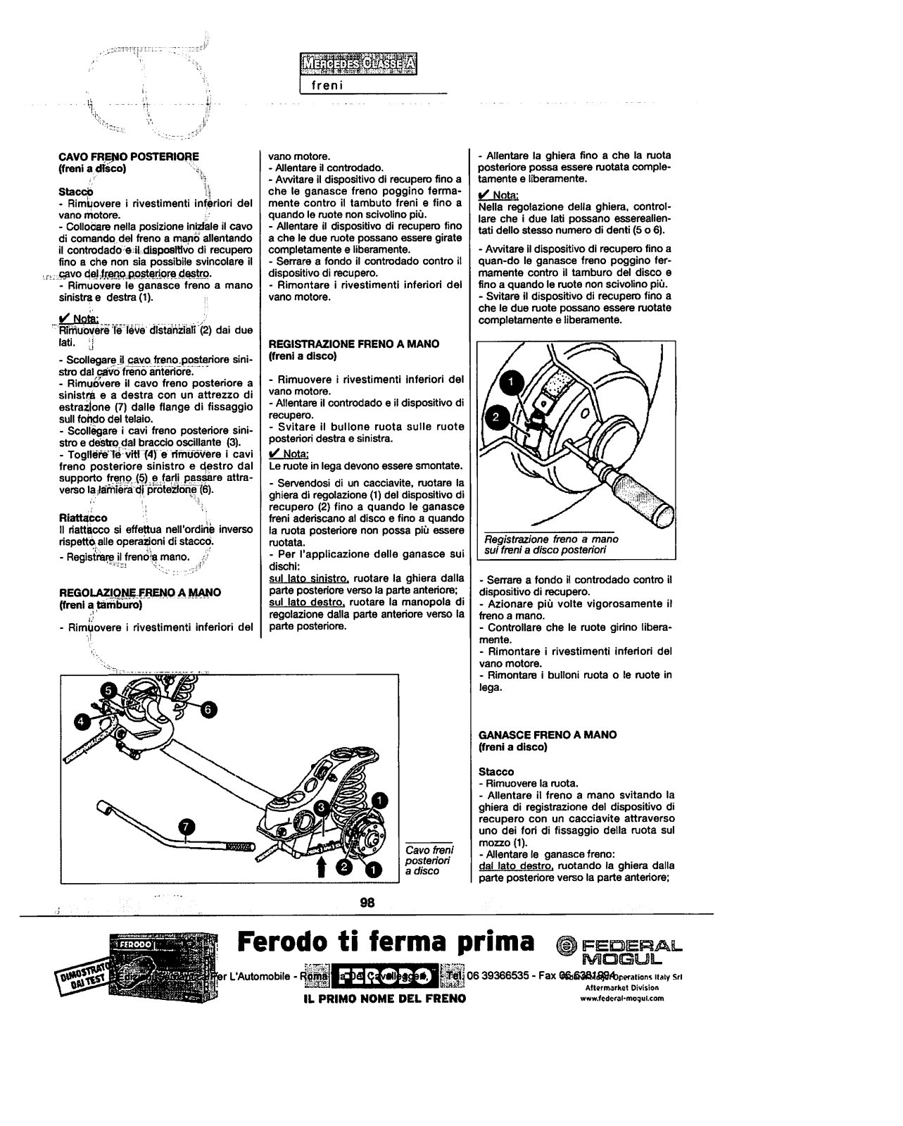 w168 - (W168): Manual técnico - tudo sobre - 1997 a 2004 - italiano 2z6gj81