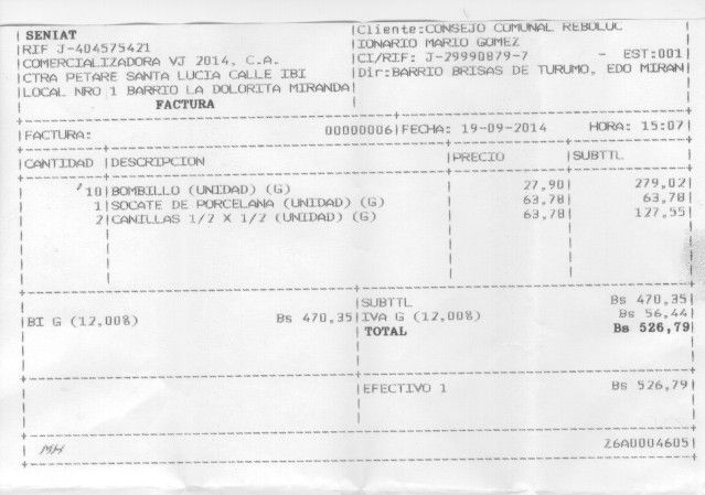 Error de monto con impresora fiscal Tally dascom 1125