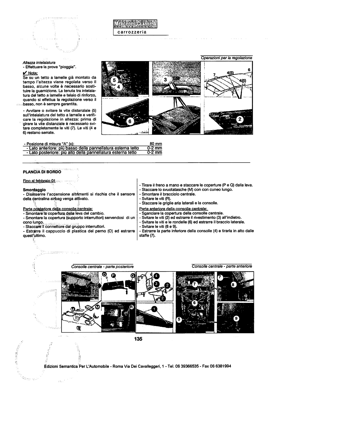 (W168): Manual técnico - tudo sobre - 1997 a 2004 - italiano 34e8361