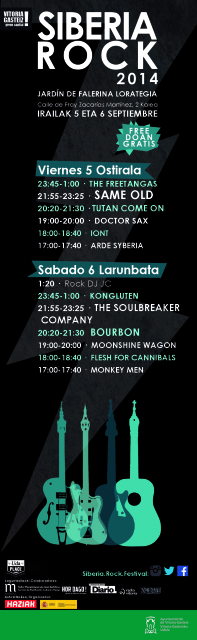 Siberia Rock Festival 2014 (Vitoria) 5-6 de Septiembre (The Soulbreaker Company, Same Old, Bourbon, Dr.Sax...) 34xkth3