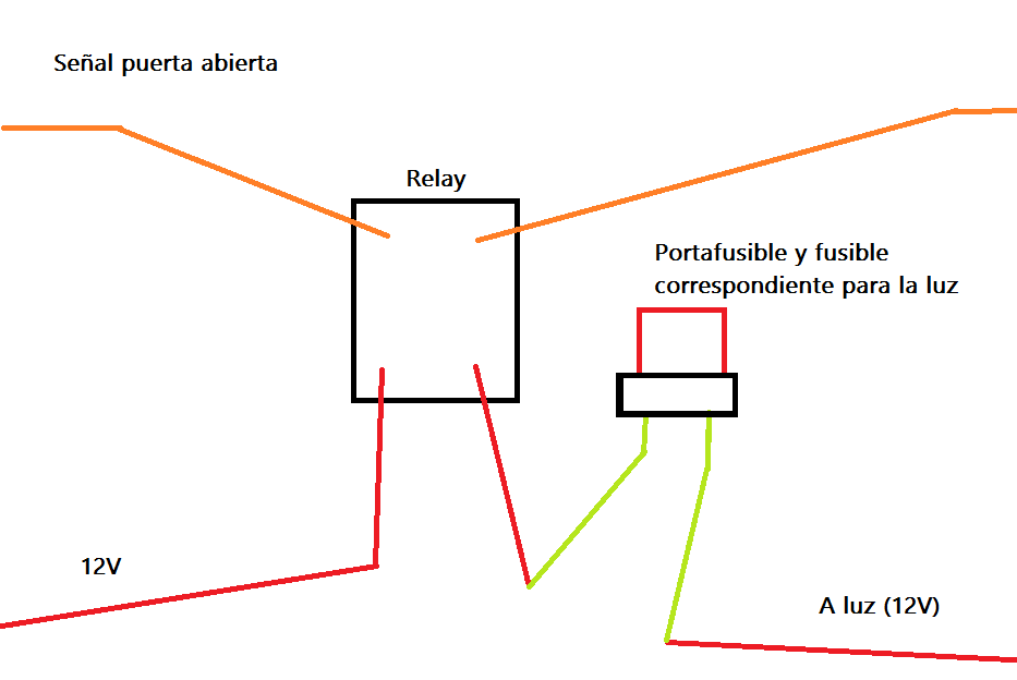 Luz interna de apertura de puertas delanteras 6z812v