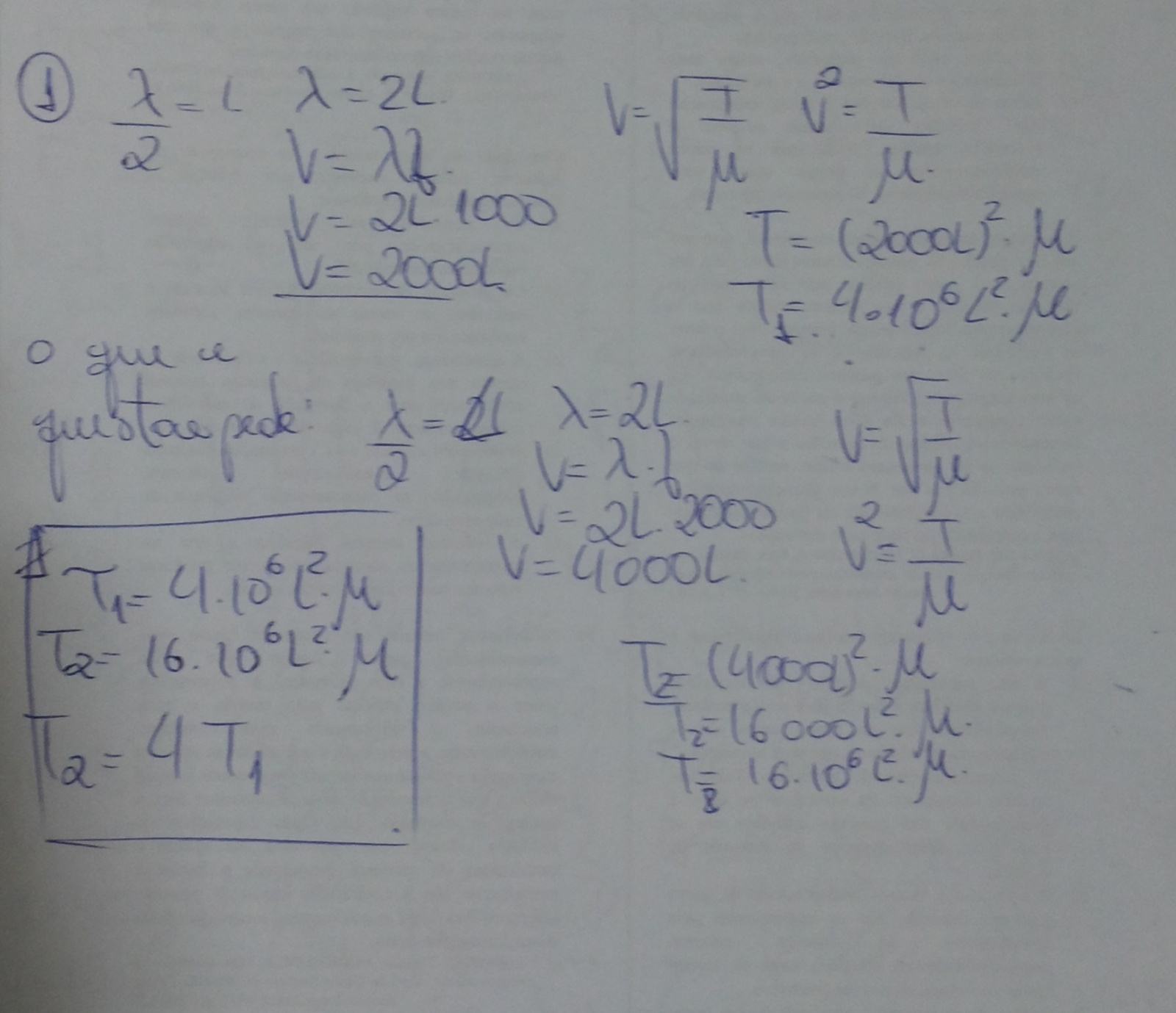 (UFMG) Uma corda esticada produz um som de fr 9k9gnt