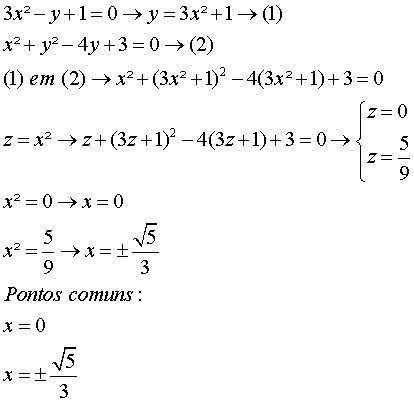 intersecção circunferencia e parabola Jzw9qu