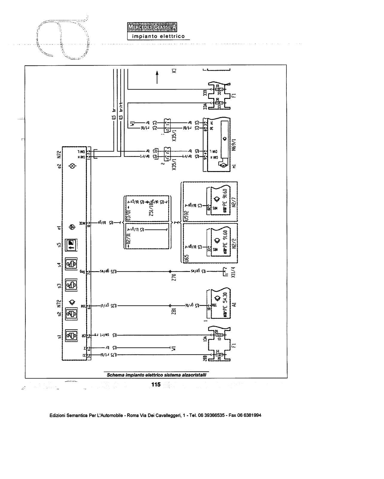 w168 - (W168): Manual técnico - tudo sobre - 1997 a 2004 - italiano 11rr97m