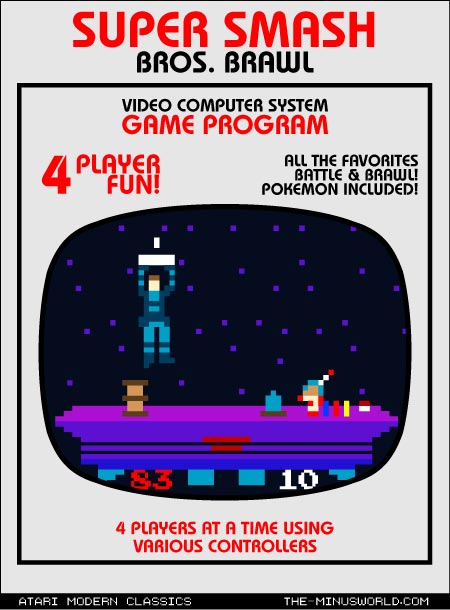 Retro : Portadas de videojuegos modernos a lo Atari . 15plkjk