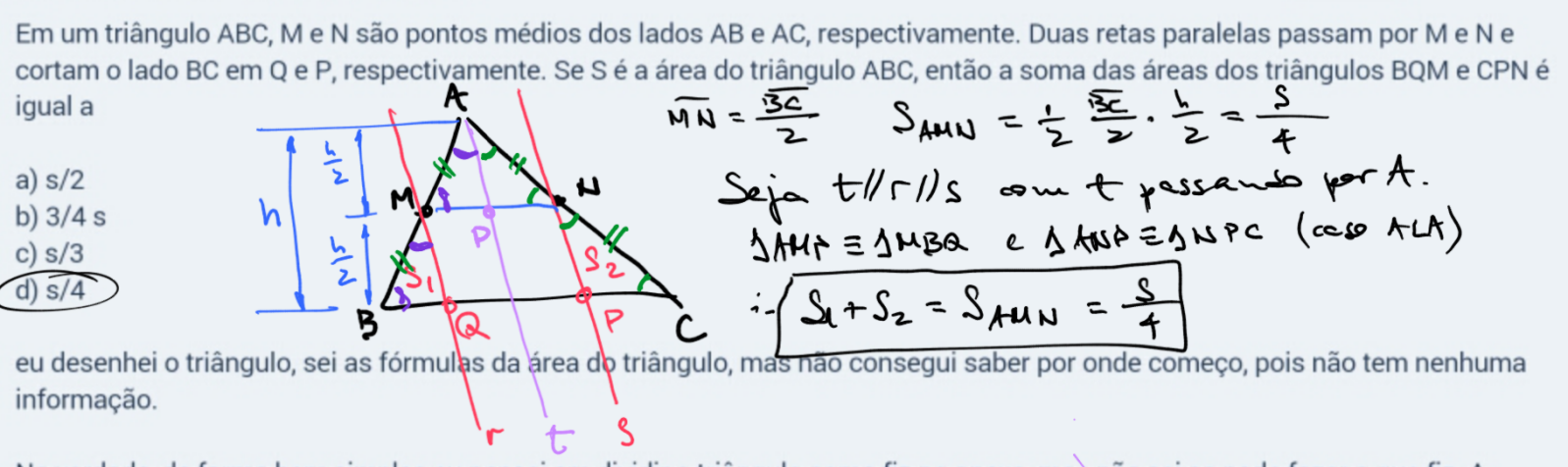 Área do triângulo EPCAr 2sb0rxs